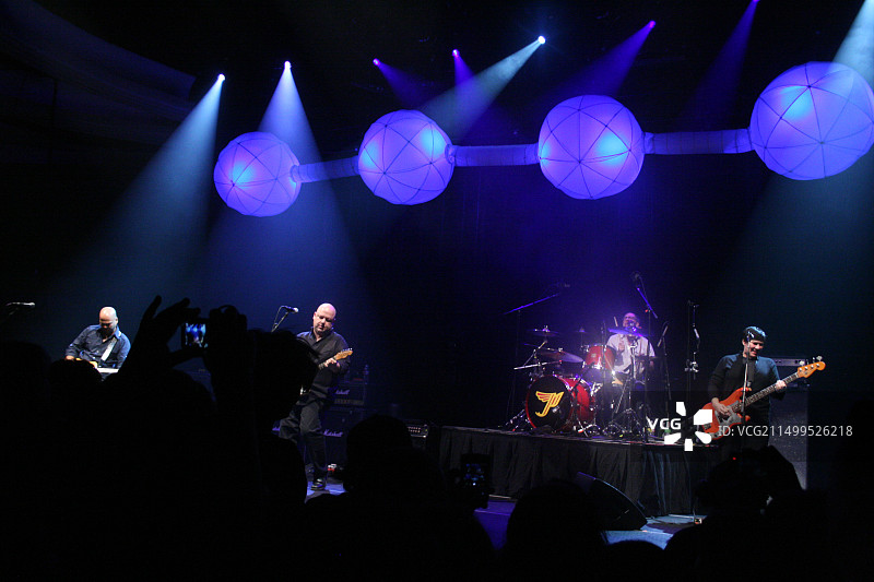 2009年好莱坞 Palladium 的 Pixies 乐队演唱会图片素材