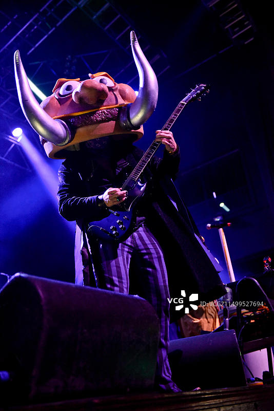 美国拉斯维加斯演出：Mac Sabbath乐队的吉他手Slayer MacCheeze在House of Blues演出图片素材
