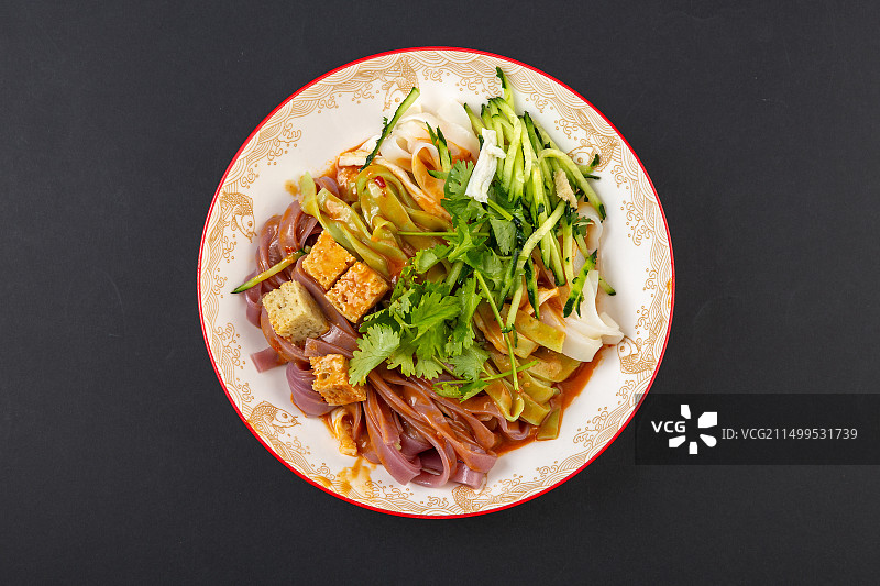 三色凉皮图片素材