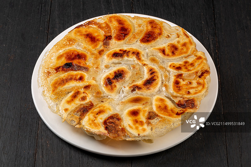 香煎饺子 三鲜锅贴 生煎饺图片素材