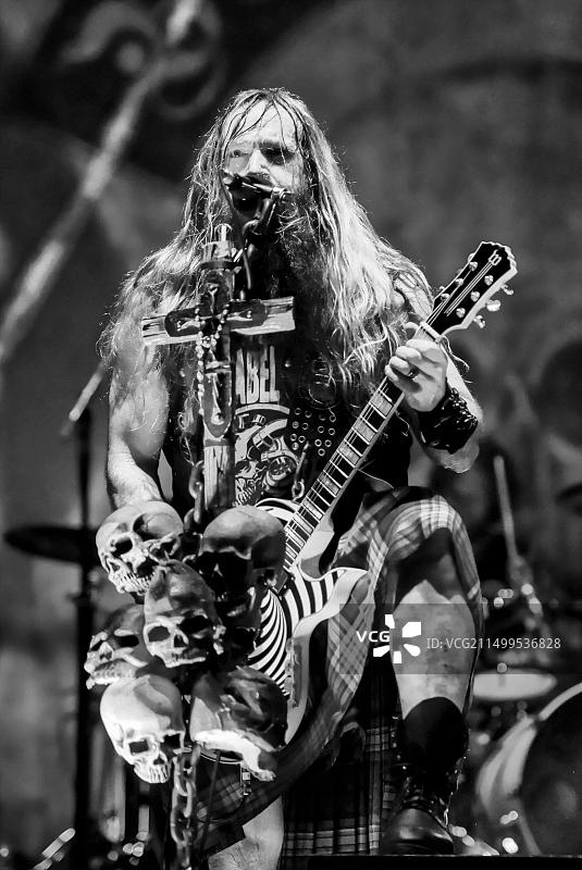 俄亥俄州曼斯菲尔德Inkarceration音乐节上的Zakk Wylde和黑色标签协会图片素材