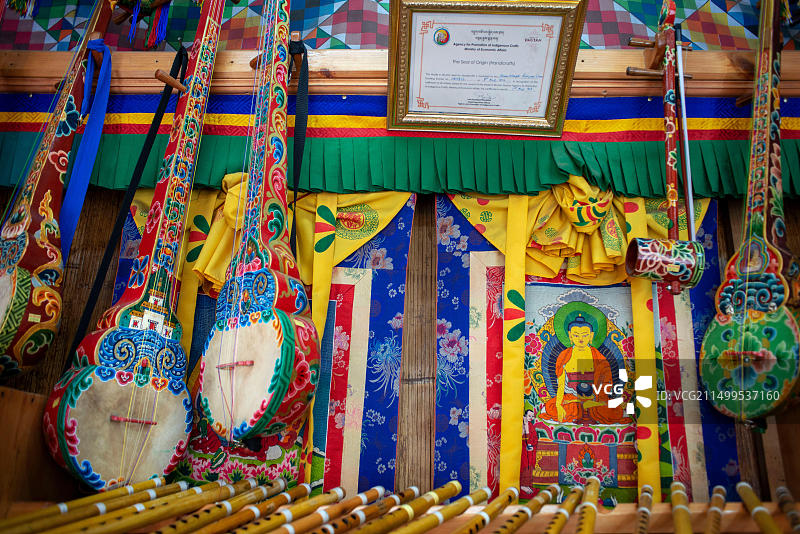 不丹乐器、手工艺品与纪念品图片素材