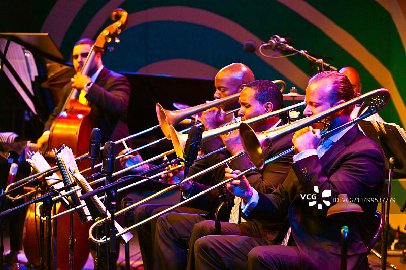 温顿·马萨利斯与林肯中心乐团在第58届蒙特雷爵士音乐节上表演 - 加利福尼亚州图片素材