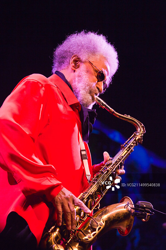 SONNY ROLLINS在Jimmy Lyons舞台上表演 - 2011年第54届蒙特雷爵士音乐节图片素材