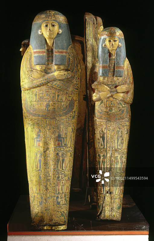 地理旅行：埃及Herit-Ubechet石棺图片素材