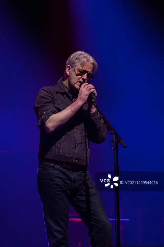 加拿大安大略省伦敦市布德怀泽花园的蓝色牛仔乐队表演图片素材