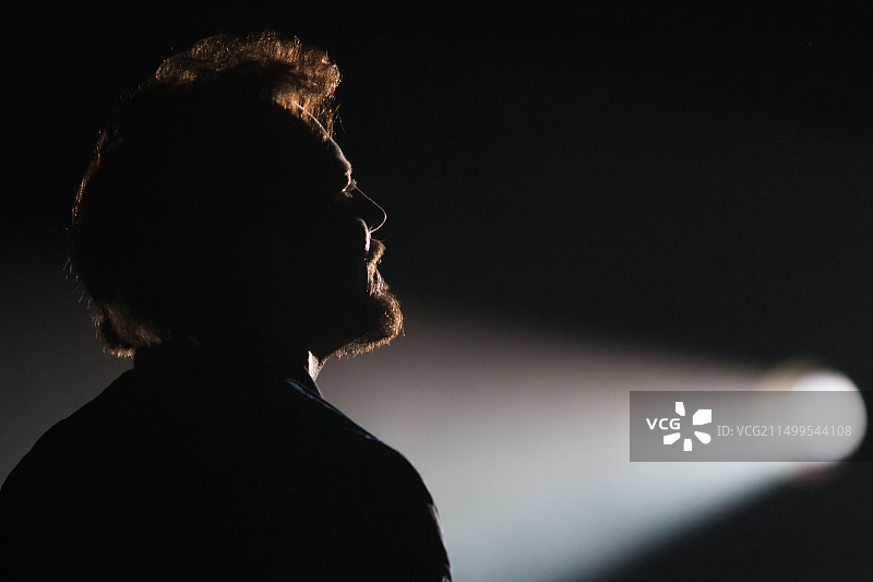 摇滚乐队珍珠果酱的埃迪·韦德在加拿大安大略省伦敦百威花园演出图片素材