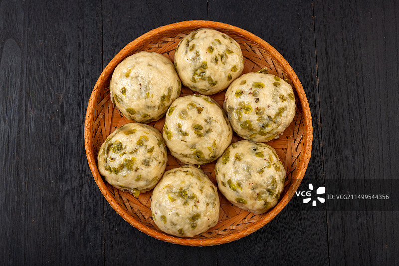 榆钱窝窝头菜馍图片素材