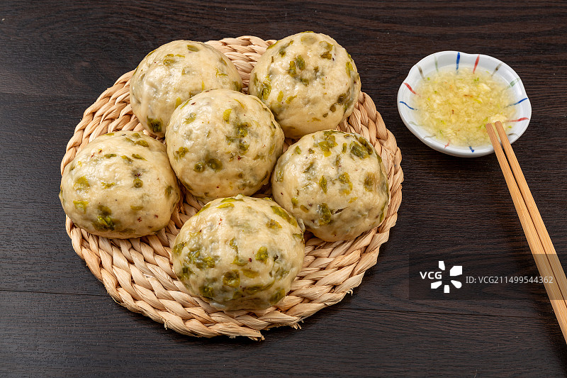 榆钱窝窝头菜馍图片素材