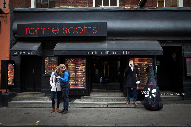 罗尼·斯科特爵士俱乐部外景图片素材