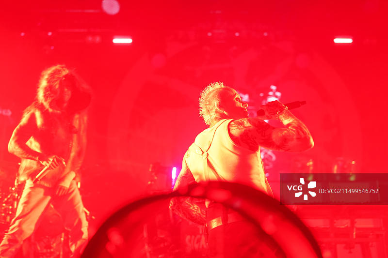 2017年12月21日，The Prodigy乐队在伦敦演出图片素材