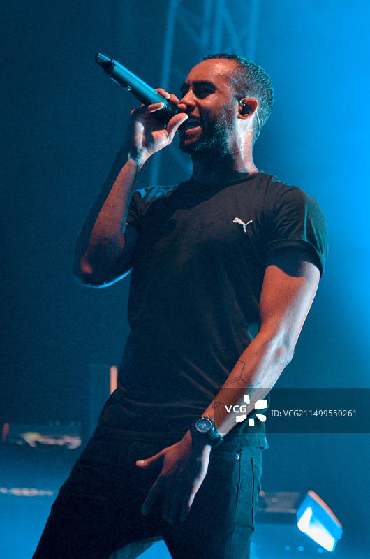 Professor Green乐队成员，V2012音乐节，海兰兹公园，英国埃塞克斯郡切尔姆斯福德 - 2012年8月18日图片素材