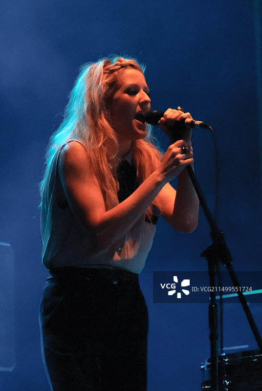 艾丽·高登，V2010，海兰兹公园，切尔姆斯福德，埃塞克斯，英国 - 2010年8月21日图片素材