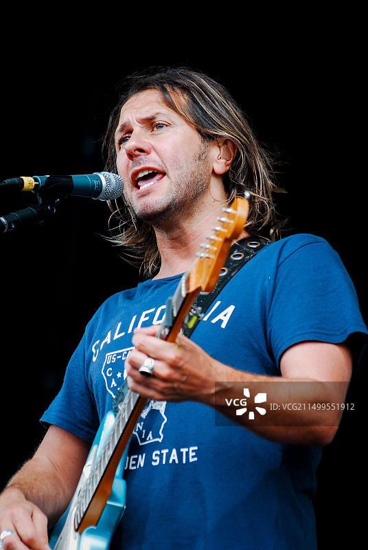 格兰特·尼古拉斯和Feeder乐队，英国切姆斯福德图片素材