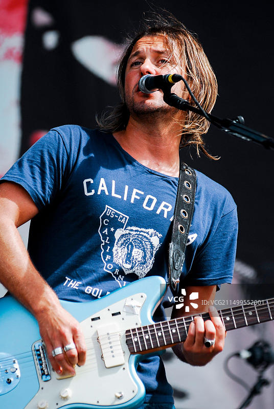 格兰特·尼古拉斯和Feeder乐队，英国切姆斯福德图片素材