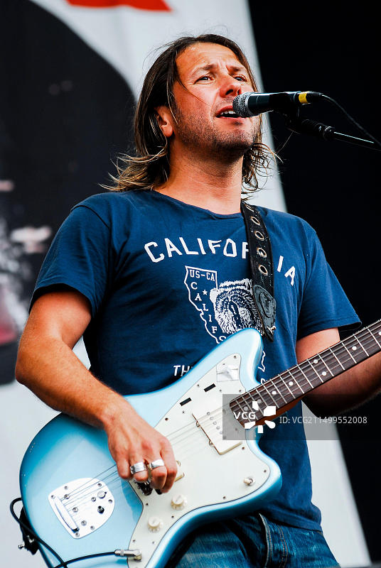 格兰特·尼古拉斯和Feeder乐队，英国切姆斯福德图片素材