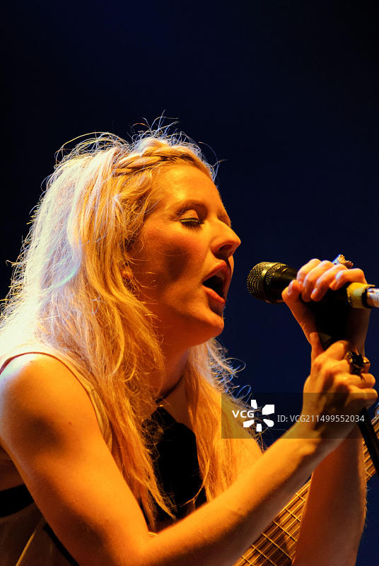 艾丽·高登，V2010，海兰兹公园，切尔姆斯福德，埃塞克斯，英国 - 2010年8月21日图片素材