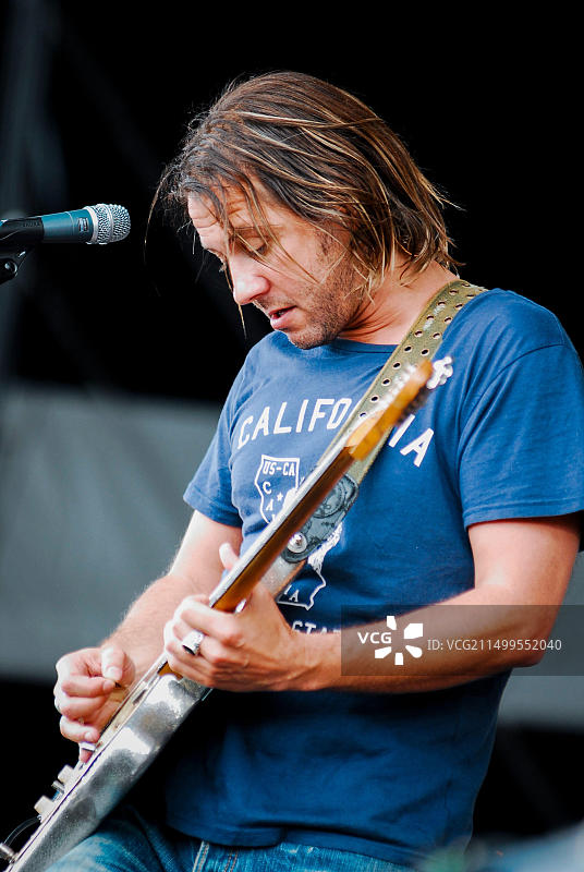 格兰特·尼古拉斯和Feeder乐队，英国切姆斯福德图片素材