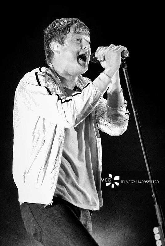 汤姆· Chaplin - Keane乐队，V2009，海兰兹公园，切姆斯福德，埃塞克斯，英国 - 2009年8月23日图片素材