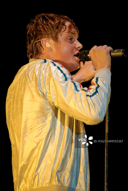 汤姆· Chaplin - Keane乐队，V2009，海兰兹公园，切姆斯福德，埃塞克斯，英国 - 2009年8月23日图片素材