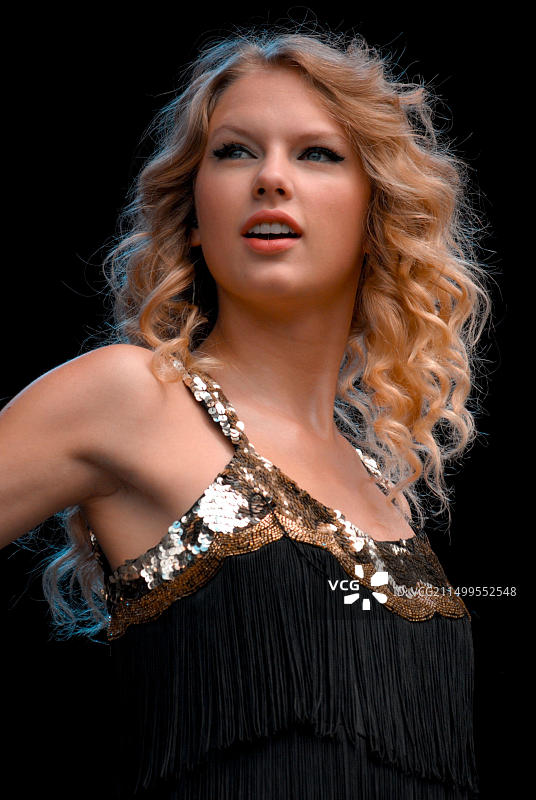 泰勒·斯威夫特，2009年V2009，海兰兹公园，切姆斯福德，埃塞克斯，英国 - 2009年8月22日图片素材