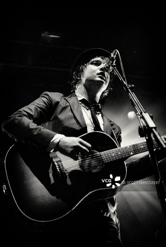 彼得·多赫蒂在英国V2009音乐节图片素材