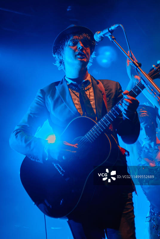 彼得·多赫蒂在英国V2009音乐节图片素材