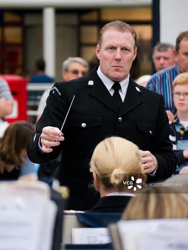 汉普郡警察乐队的指挥图片素材