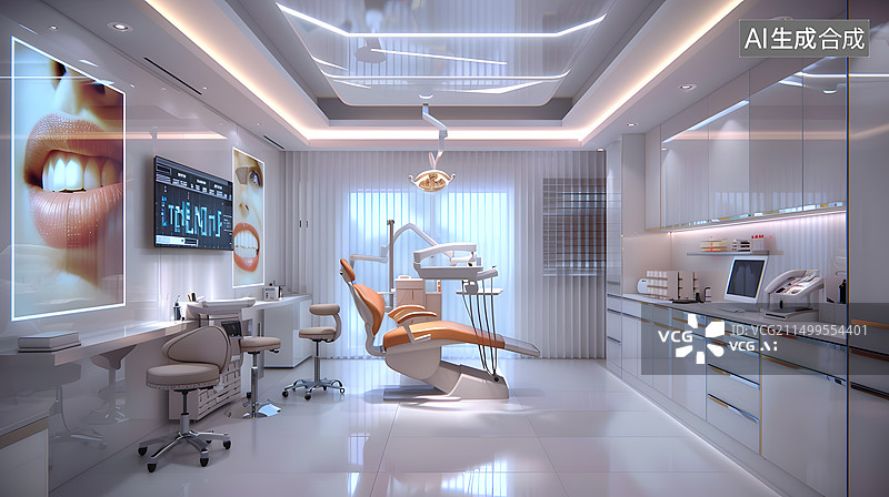 【AI数字艺术】医院诊疗室房间图片素材