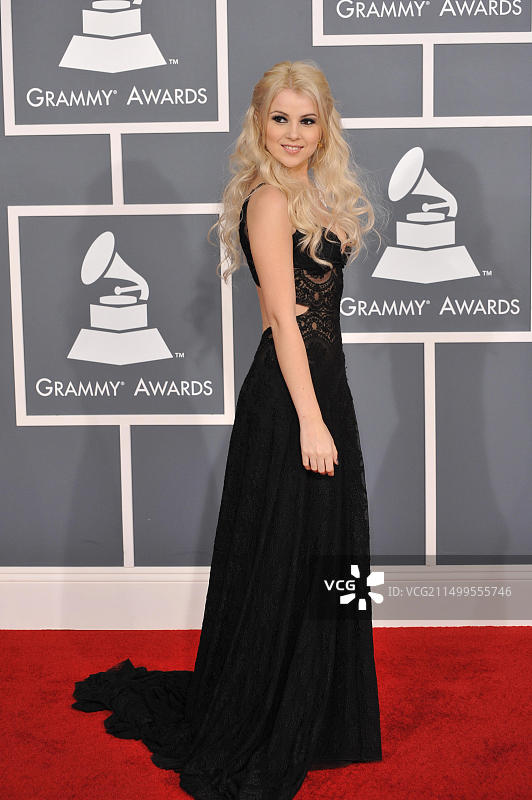加州洛杉矶 - 第54届格莱美奖：Mika Newton图片素材