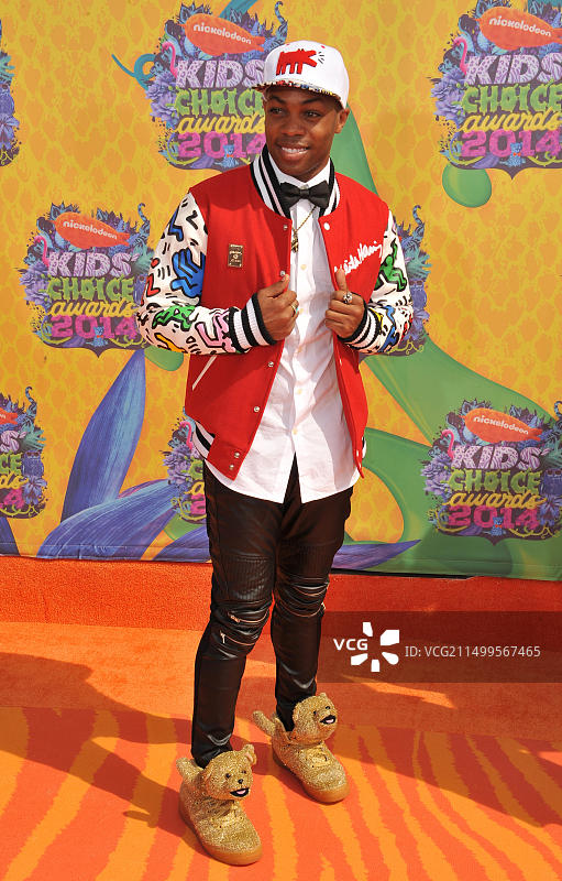 托德里克·霍尔出席尼克儿童频道第27届年度儿童选择奖，洛杉矶图片素材