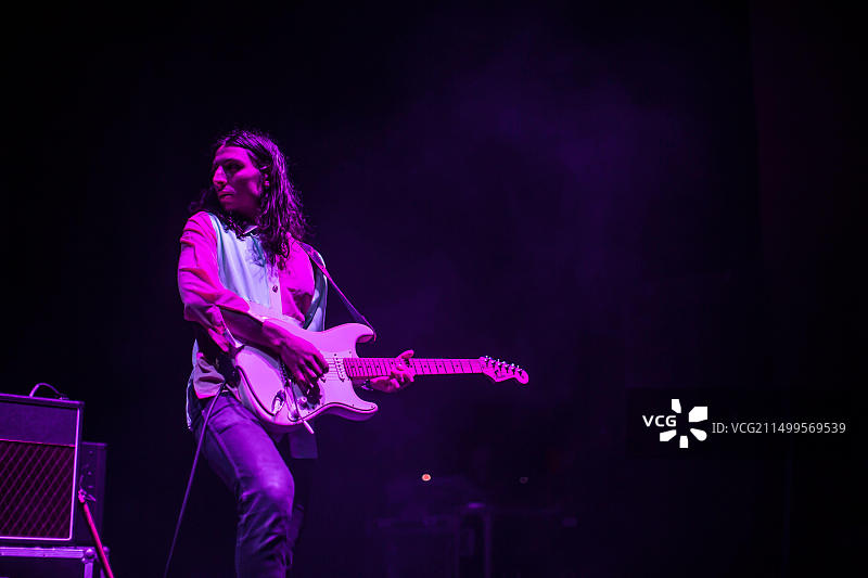 在伦敦Brixton举行的NME颁奖典礼上进行现场直播图片素材