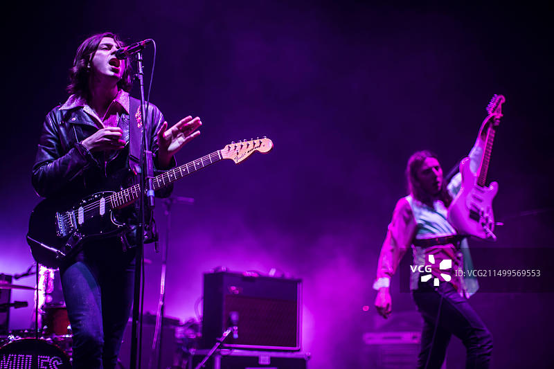 在伦敦Brixton举行的NME颁奖典礼上进行现场直播图片素材