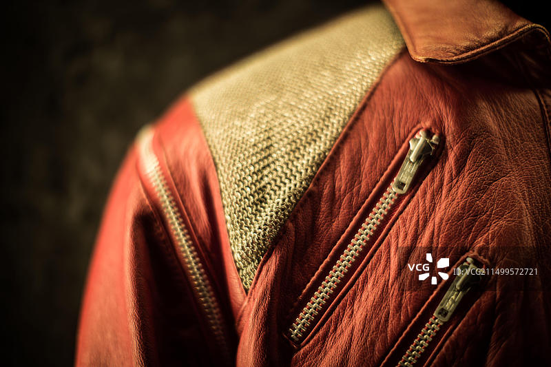 迈克尔·杰克逊《Beat It》MV红色夹克细节，Hard Rock Couture展图片素材