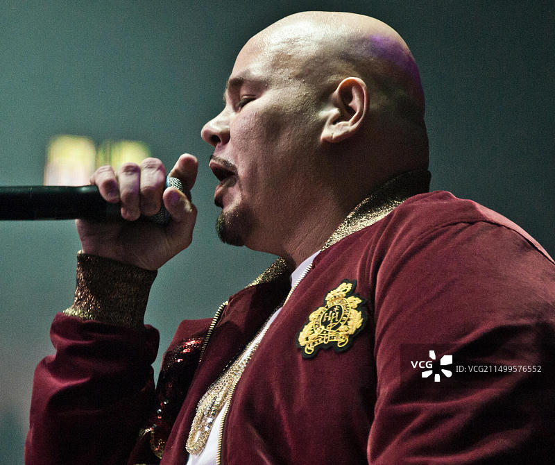 美国宾夕法尼亚州费城，Fat Joe在Power 99的Powerhouse 2016演唱会上表演图片素材