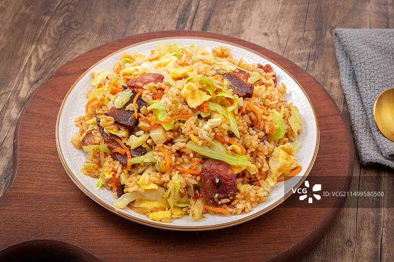 贵州怪噜炒饭 香辣牛肉炒饭图片素材