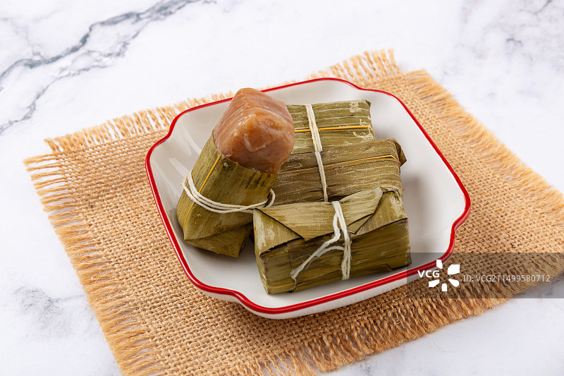 四川竹叶黄粑 糯米粑 黄粑糕 宜宾竹叶糕图片素材