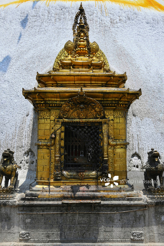 尼泊尔加德满都猴庙 斯瓦扬布纳特佛寺图片素材