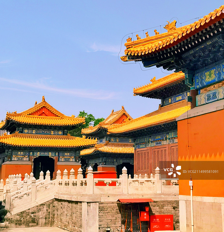 历代帝王庙古建筑图片素材