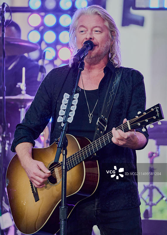 Little Big Town在NBC“今日”秀洛克菲勒广场演唱会系列上表演图片素材