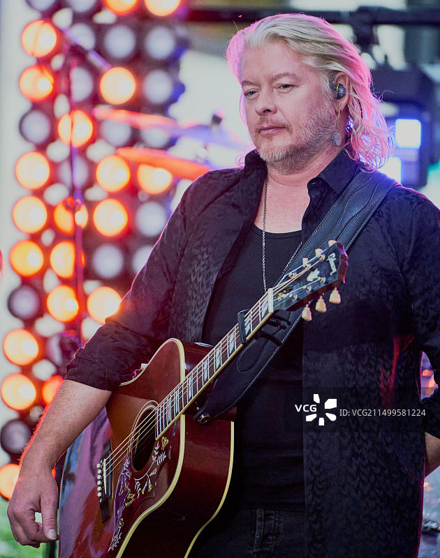 Little Big Town在NBC“今日”秀洛克菲勒广场演唱会系列上表演图片素材