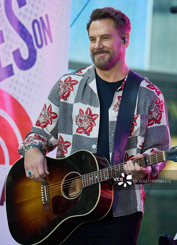 Little Big Town在NBC“今日”秀洛克菲勒广场演唱会系列上表演图片素材