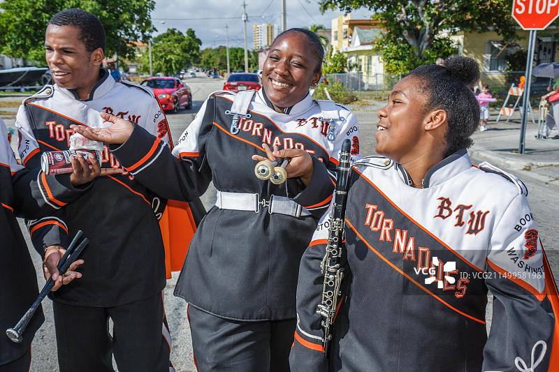 迈阿密小哈瓦那街头庆祝活动图片素材