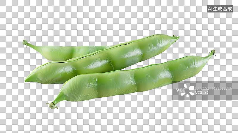 【AI数字艺术】新鲜豆角免抠元素图片素材