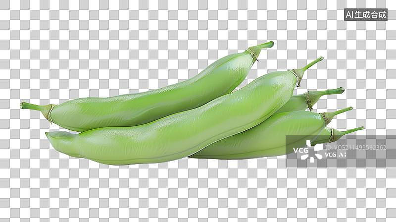【AI数字艺术】新鲜豆角免抠元素图片素材