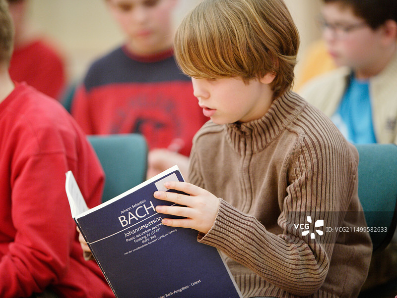 托马斯合唱团彩排图片素材