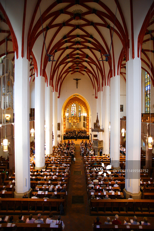 托马斯教堂的托马斯合唱团图片素材