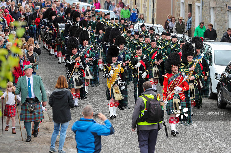 苏格兰托明图尔高地运动会图片素材