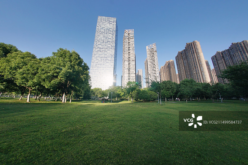 合肥市蜀山区绿轴公园图片素材