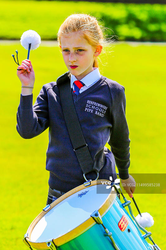 2018年5月13日，英国古罗克举行苏格兰高地运动会，包括风笛乐队、舞蹈和传统重竞技项目，吸引了数千名观众图片素材